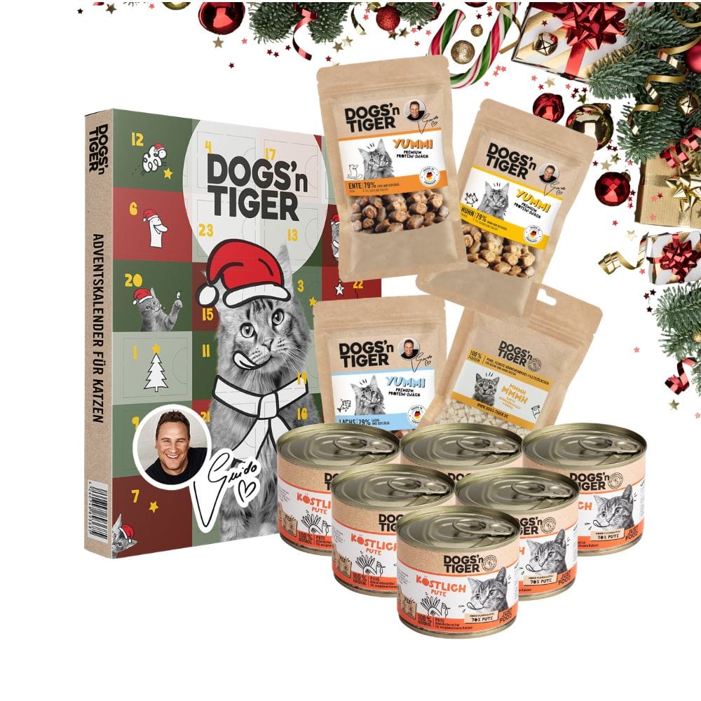 Mono Weihnachtsbox für Katzen