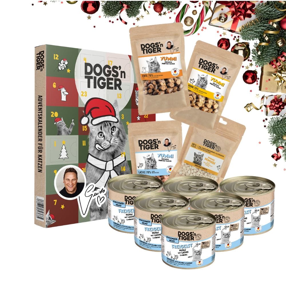 Schlemmer Weihnachtsbox für Katzen