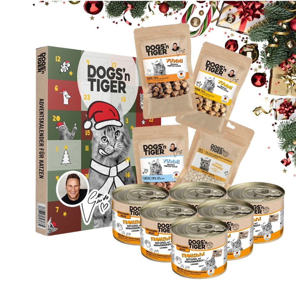 Schlemmer Weihnachtsbox für Katzen