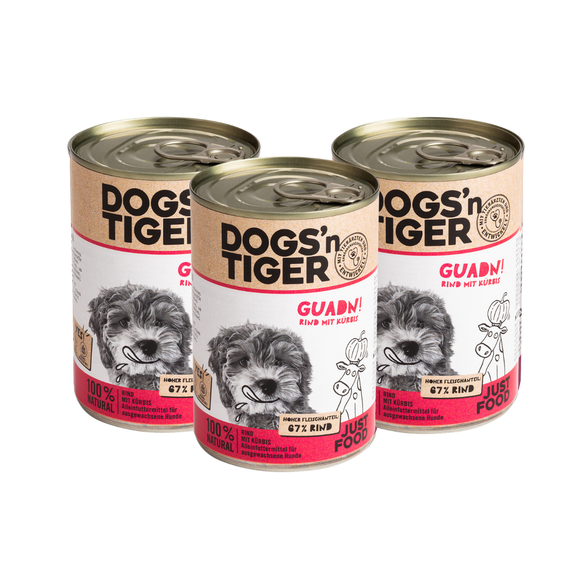 Dogs’n Tiger Hunde Nassfutter zum Kennenlernpreis