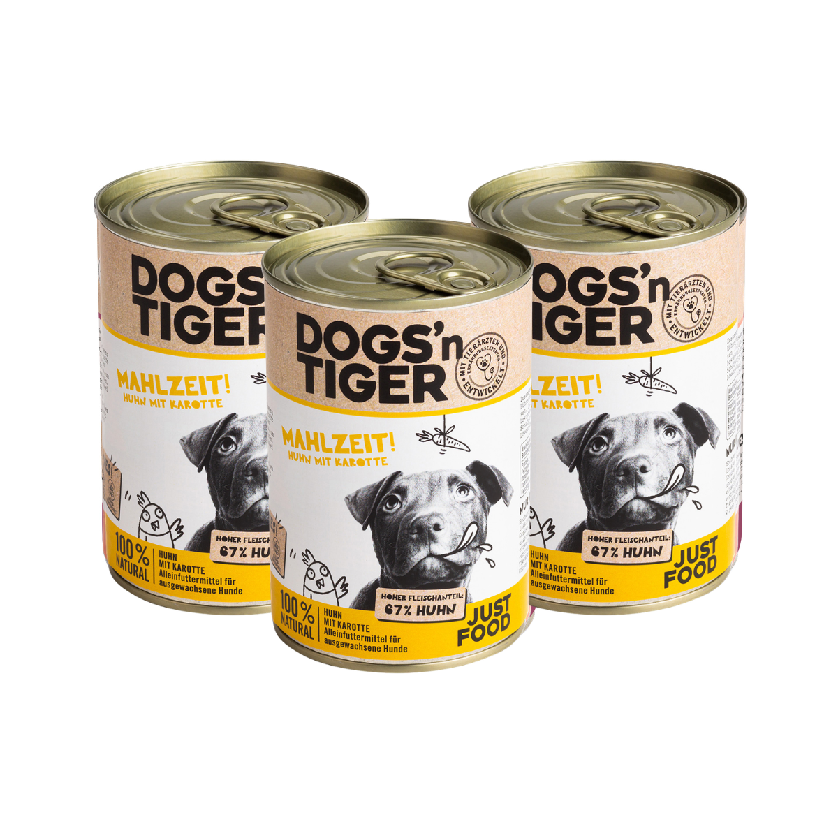 Dogs’n Tiger Hunde Nassfutter zum Kennenlernpreis
