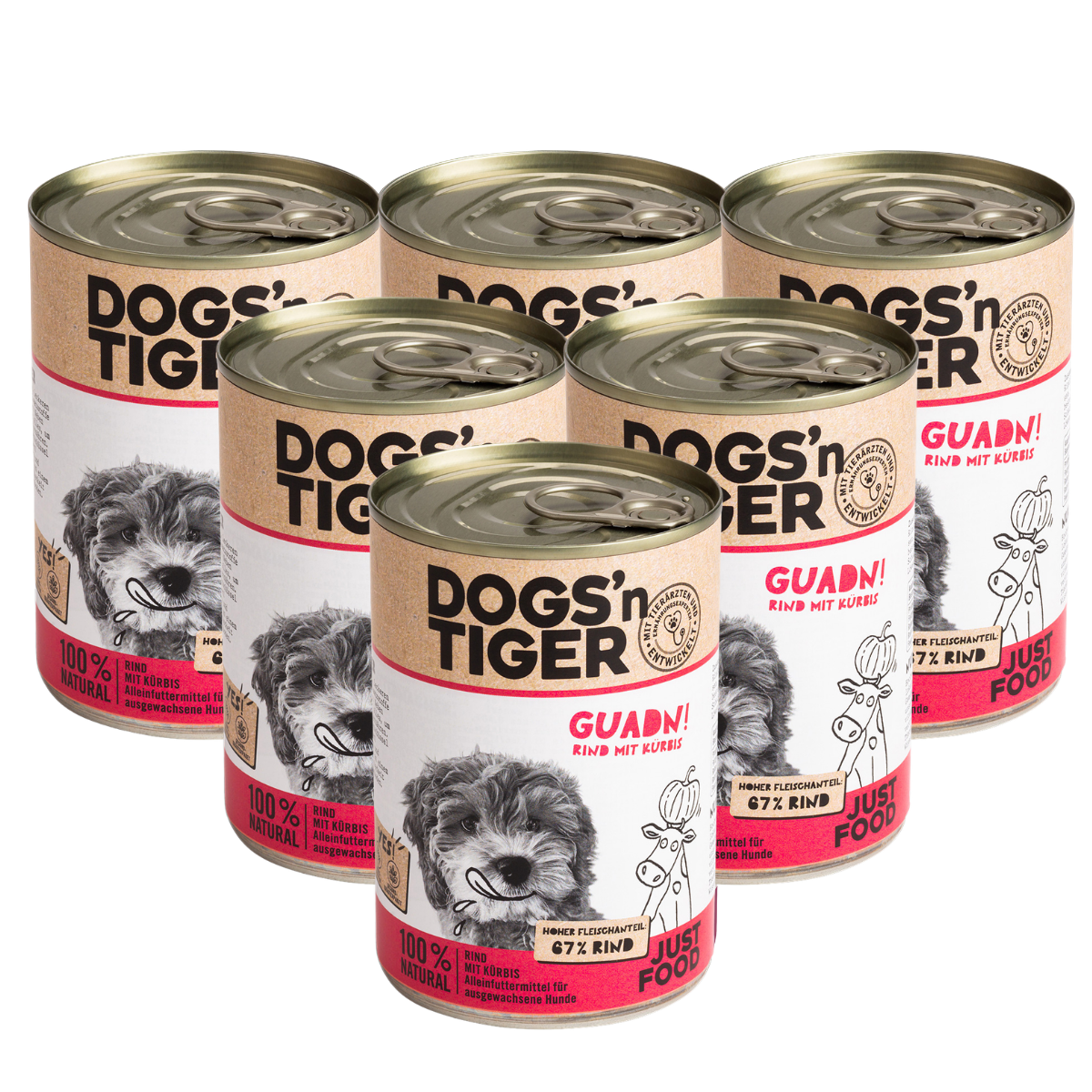 Dogs’n Tiger Hunde Nassfutter zum Kennenlernpreis