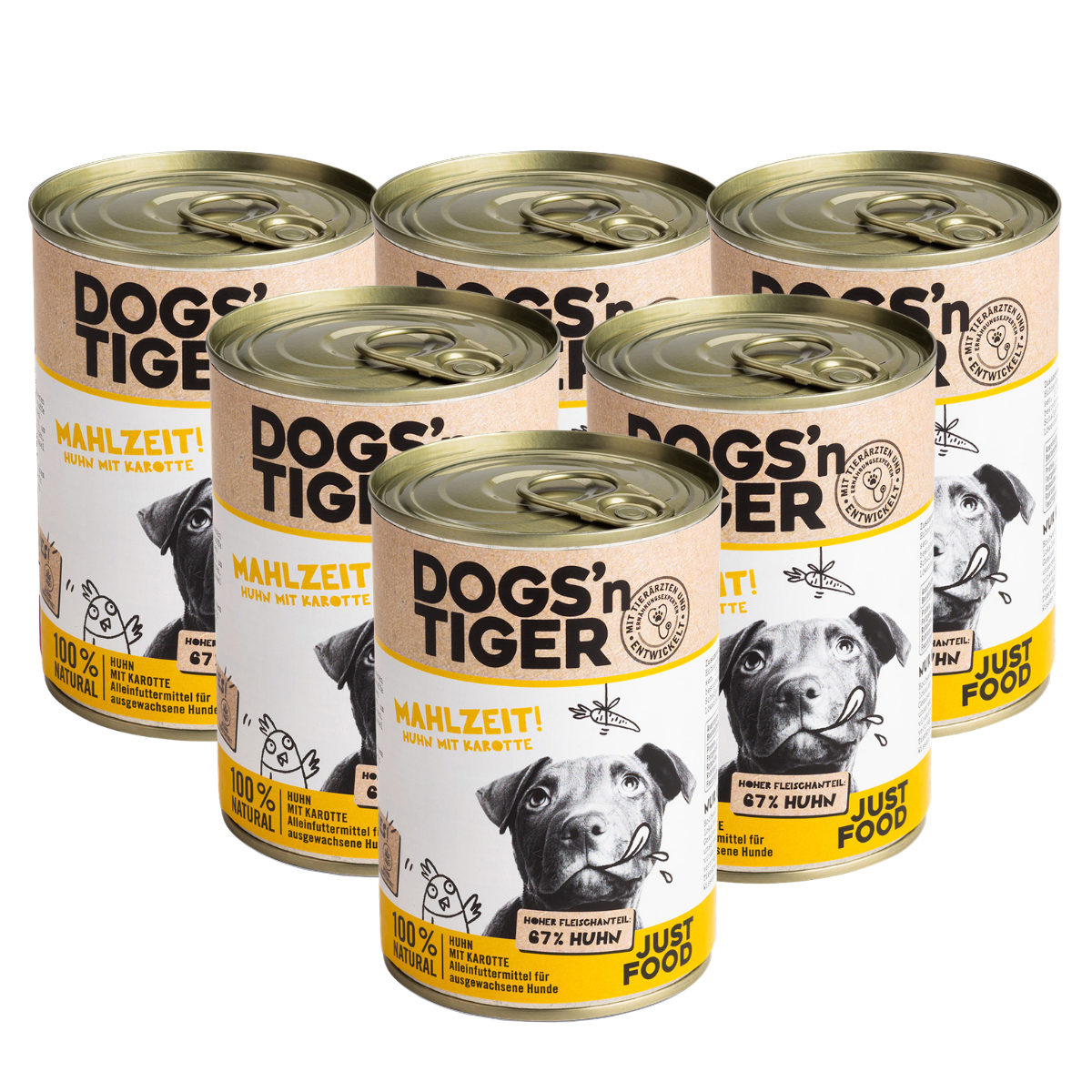 Dogs’n Tiger Hunde Nassfutter zum Kennenlernpreis