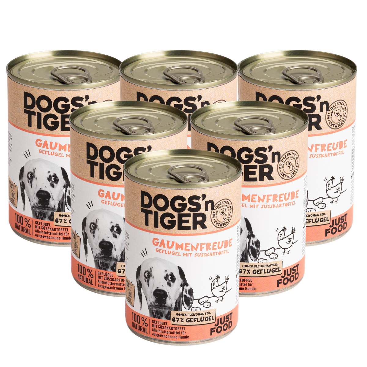 Dogs’n Tiger Hunde Nassfutter zum Kennenlernpreis