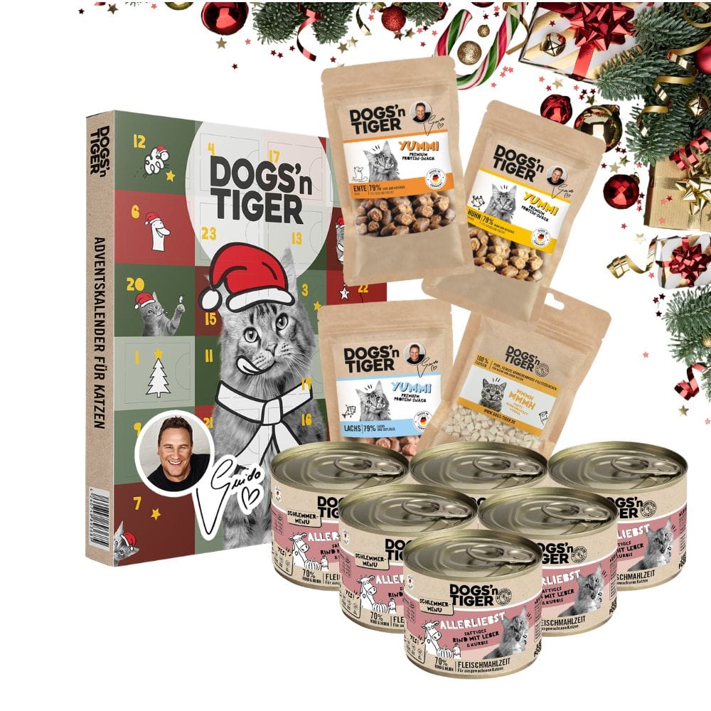 Schlemmer Weihnachtsbox für Katzen