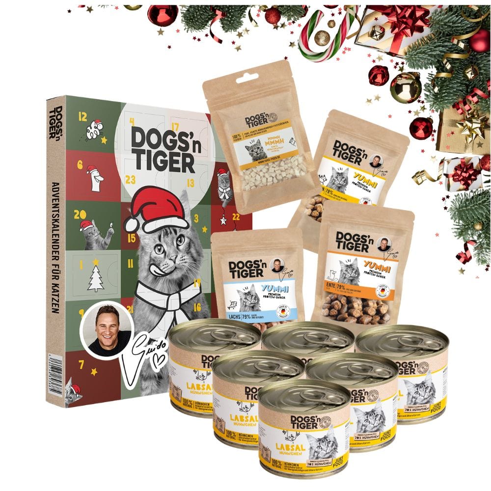 Mono Weihnachtsbox für Katzen