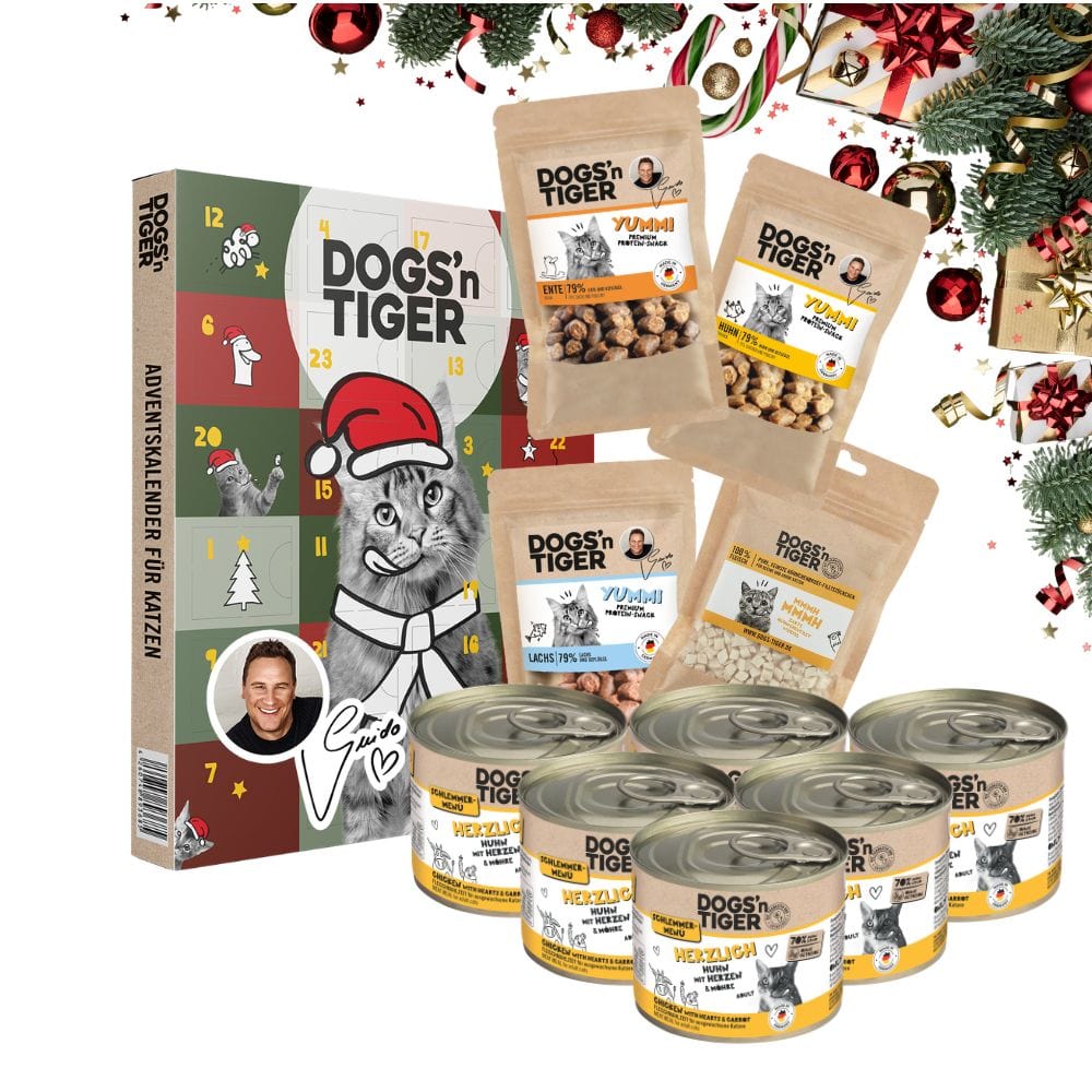 Schlemmer Weihnachtsbox für Katzen