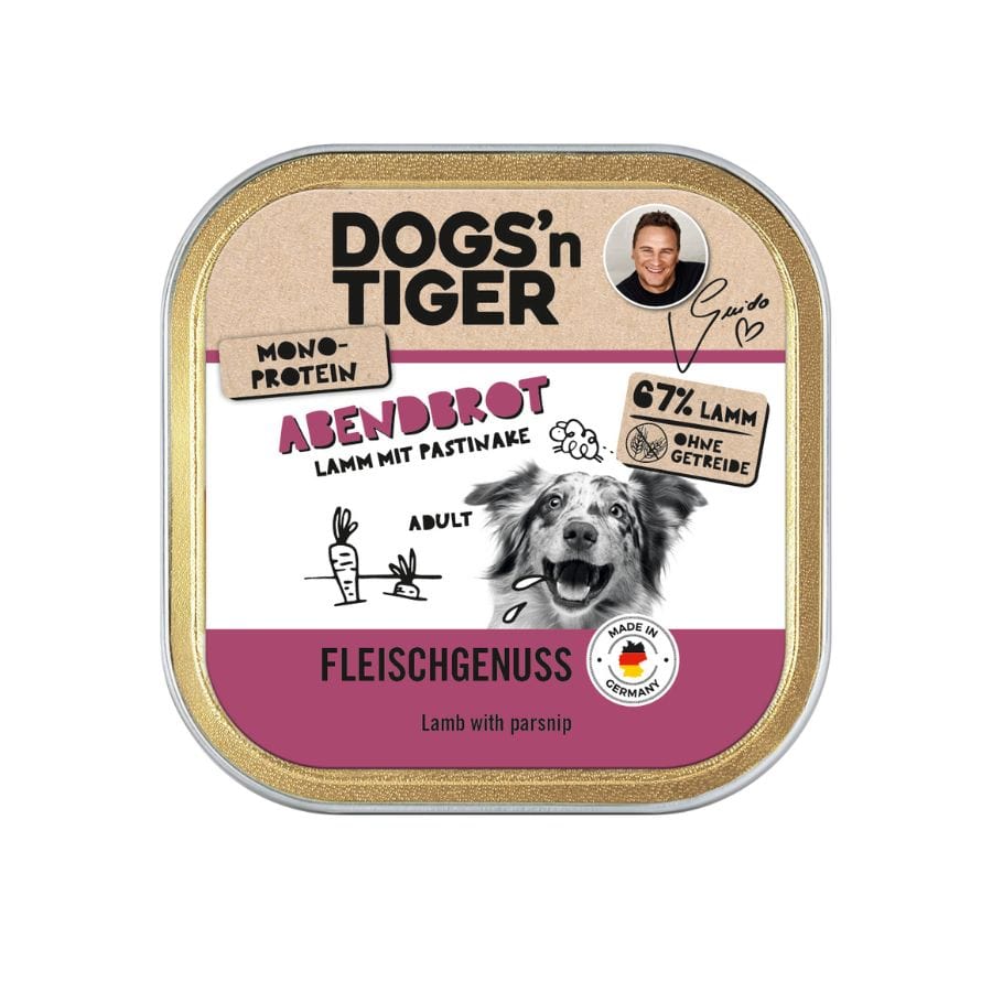 Abendbrot | Premium Nassfutter für Hunde | 150g Schale