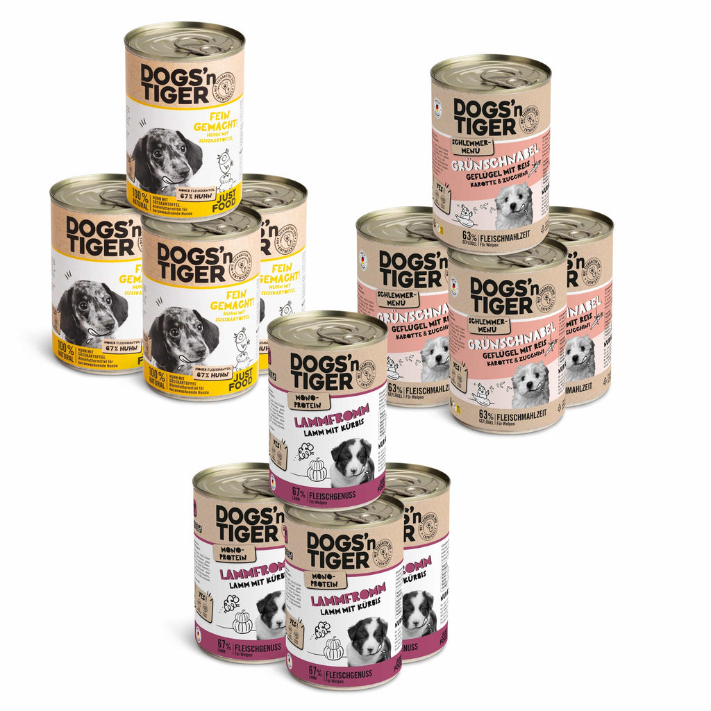 Mixpaket Happy Puppy | Hundefutter für Welpen