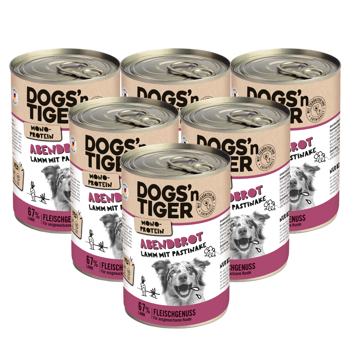 Dogs’n Tiger Hunde Nassfutter zum Kennenlernpreis