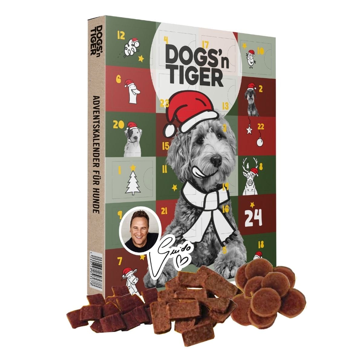 Deutscher Schäferhund Adventskalender 2025 - 24 Acryl-Ornamente Für Hundefreunde