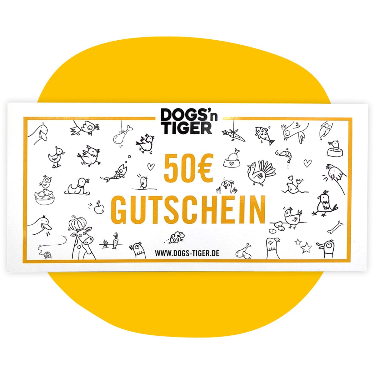 Gutschein 50 €  Vorderseite