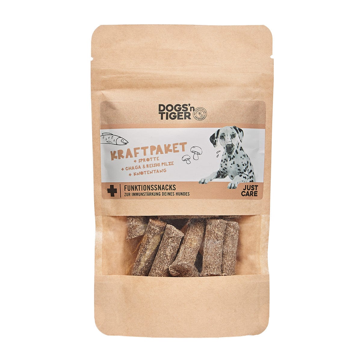 Packung Dogs'n Tiger Kraftpaket Funktionssnack für Hunde
