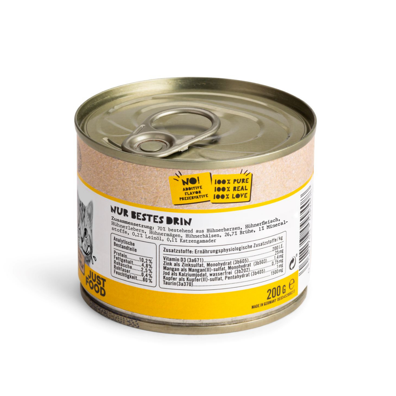 Tiger Gesundes Nassfutter mit <br>Huhn (200g) Leibspeise